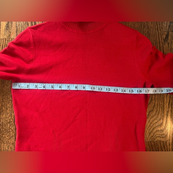 Amanda Smith turtleneck sweater size S red - Picture 7 of 8